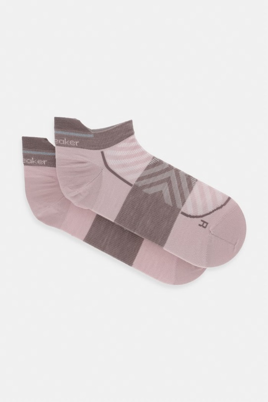 Icebreaker skarpety Run+ Ultralight różowy IB0A56VJ0MG1
