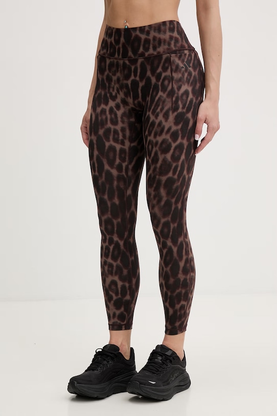 adidas Performance legginsy damskie brązowy KF9094