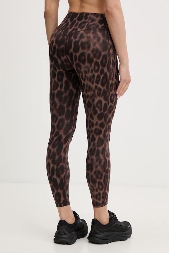 Odzież adidas Performance legginsy damskie KF9094 brązowy