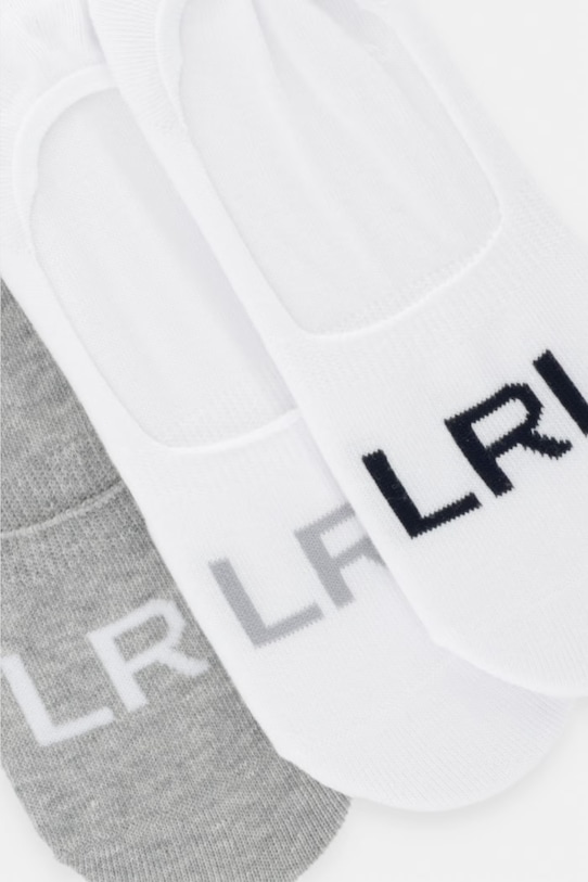 Lauren Ralph Lauren skarpety stopki damskie 3-pack 454972832 biały SS26