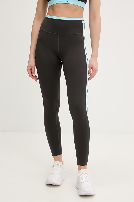 P.E Nation legginsy treningowe Convex wzorzyste szary 261G026