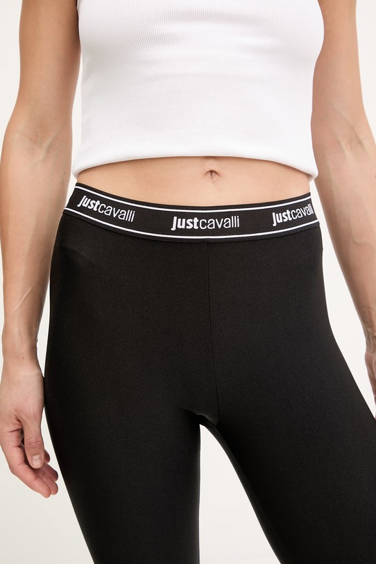Just Cavalli legginsy damskie czarny 80PAC100.J0108