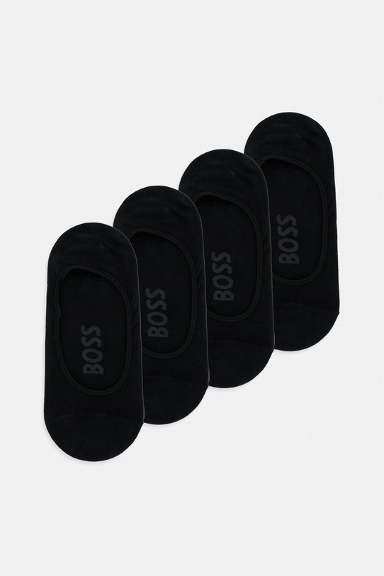 BOSS skarpety stopki damskie 2P IN Piquet 2-pack czarny 50561170