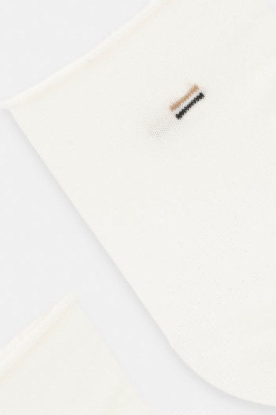 BOSS skarpety damskie 2P SH Light Rib 2-pack 50567011 beżowy SS26