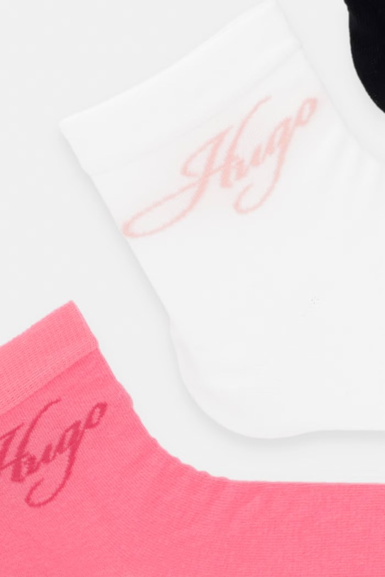 HUGO skarpety damskie 3P SH SPORTYLOG CC W 3-pack 50560862 różowy SS26