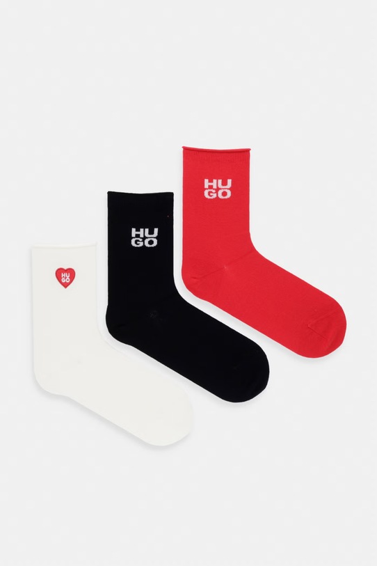 HUGO damskie 3P QS HEART CC W 3-pack czerwony 50560882