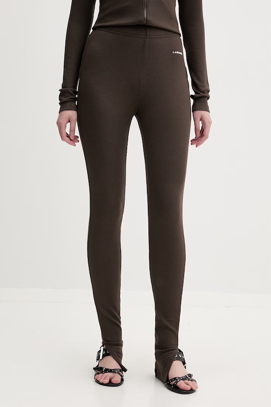 La Mania legginsy damskie z wiskozą BETSY brązowy BETSY
