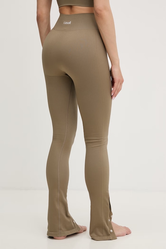 Odzież Casall legginsy damskie Flare 26145 zielony
