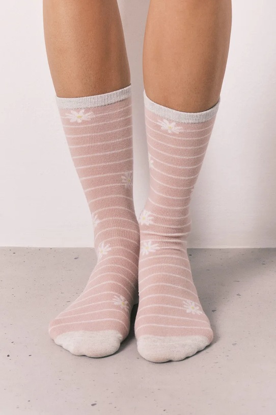 Odzież women'secret skarpety damskie 3-pack 4483412 różowy