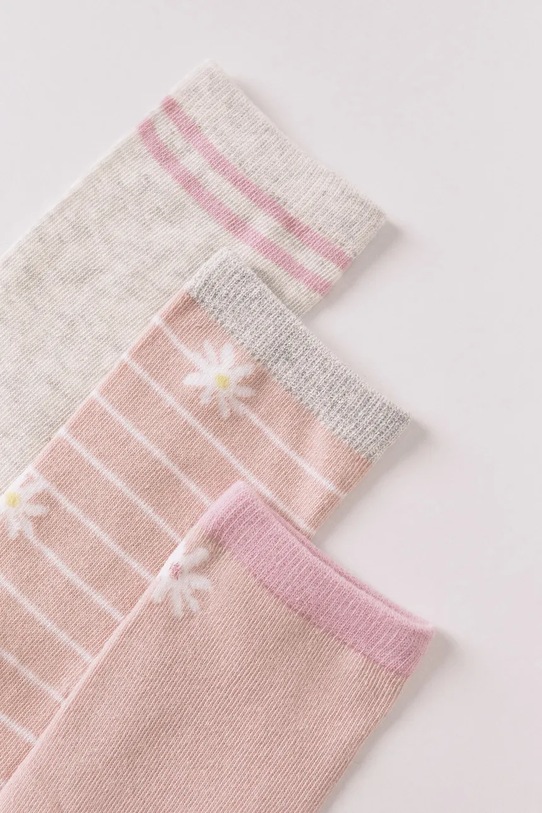 women'secret skarpety damskie 3-pack 4483412 różowy SS26
