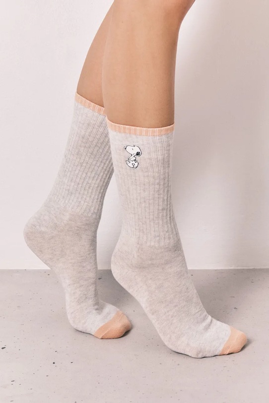 Odzież women'secret skarpety damskie 3-pack 4483415 szary