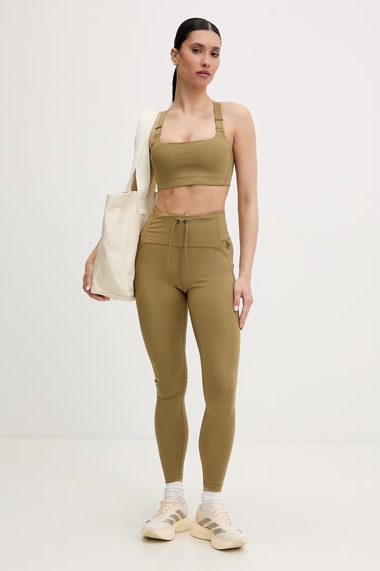 The North Face legginsy damskie REFINA NF0A8J1X2EL1 zielony SS26