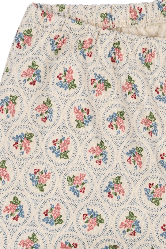 Dievča Detské bavlnené nohavice Konges Sløjd DREY PANTS GOTS KS104291.PreSpring béžová