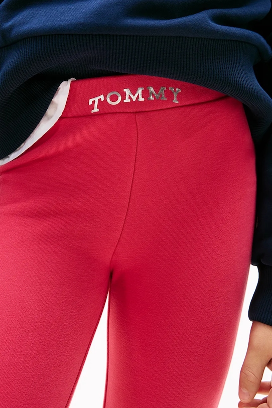 Tommy Hilfiger legginsy dziecięce KG0KG08980.128.176.PPY2 różowy