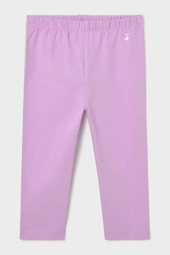 Mayoral legginsy niemowlęce z elastanem fioletowy 703.4F.Baby.PPY2