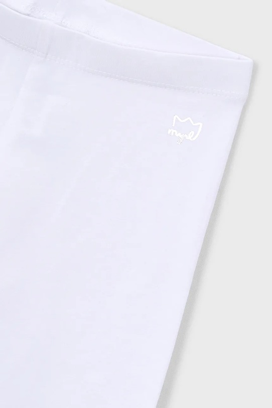 Dziewczynka Mayoral legginsy dziecięce 723.6J.Mini.PPY2 biały