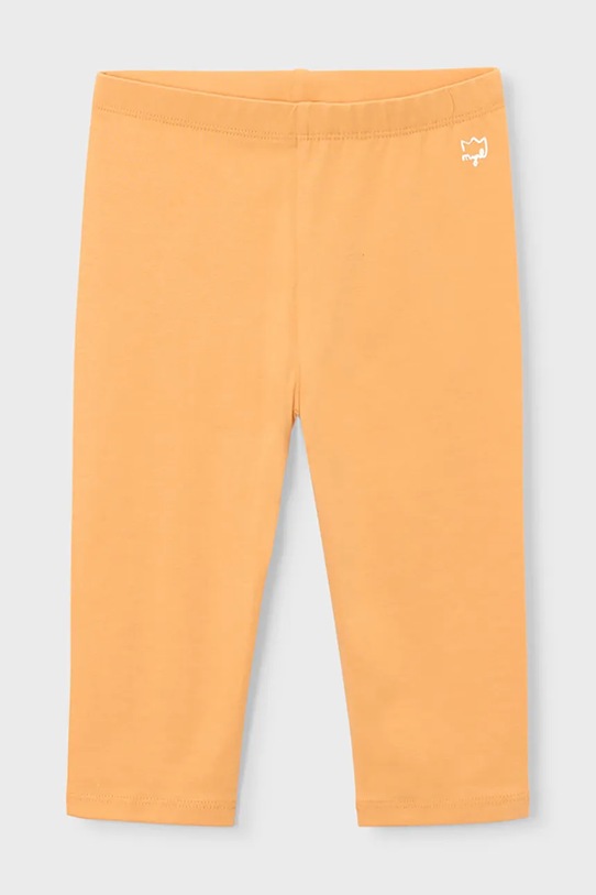 Mayoral legginsy dziecięce z elastanem pomarańczowy 723.6J.Mini.PPY2