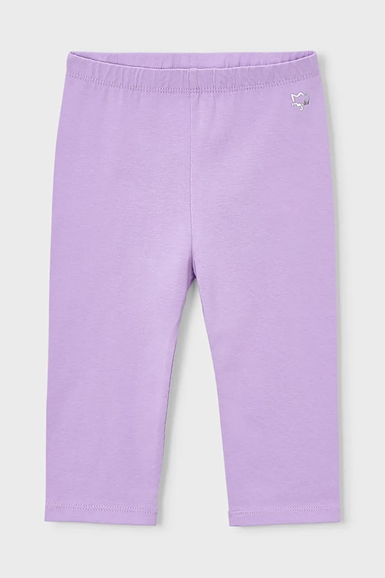 Mayoral legginsy dziecięce 723.6J.Mini.PPY2 fioletowy SS26