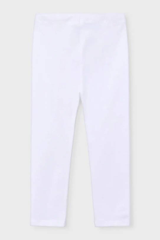 Mayoral legginsy dziecięce 748.6H.Mini.PPY2 biały SS26