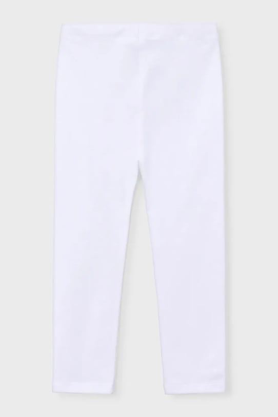 Mayoral legginsy dziecięce 748.6H.Mini.PPY2 biały SS26