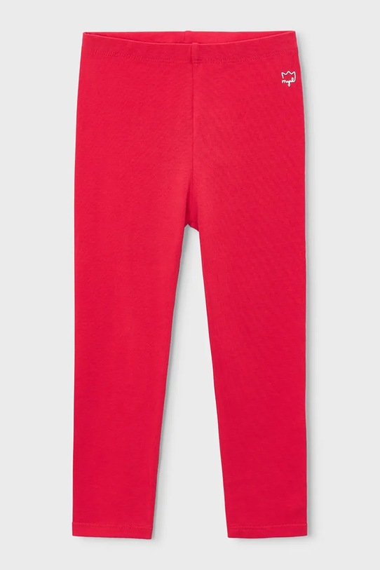 Mayoral legginsy dziecięce z elastanem czerwony 748.6H.Mini.PPY2