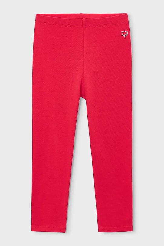 Mayoral legginsy dziecięce z elastanem czerwony 748.6H.Mini.PPY2