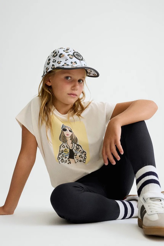 Mayoral leggings per bambini 752.8E.Junior.PPY2 nero