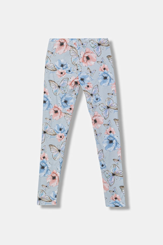 Guess legginsy dziecięce J6RB07.J1314.PPY2 niebieski SS26