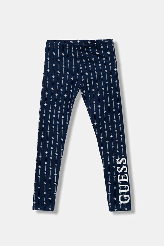 Guess legginsy dziecięce wzorzyste granatowy J6RB07.J1314.PPY2