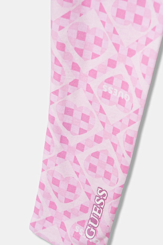 Guess legginsy dziecięce K6RB02.K6YW4.PPY2 różowy