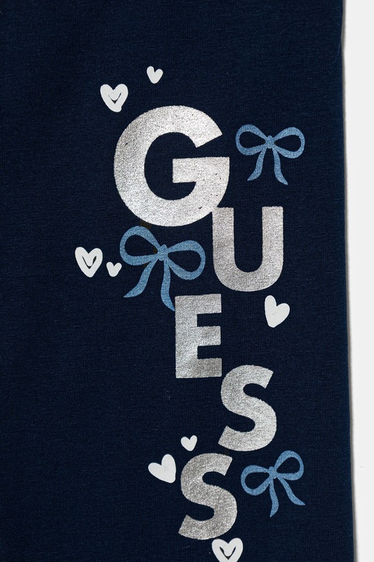 Dziewczynka Guess legginsy dziecięce K6RB04.J1314.PPY2 granatowy