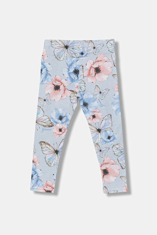 Guess legginsy dziecięce K6RB07.J1314.PPY2 niebieski SS26