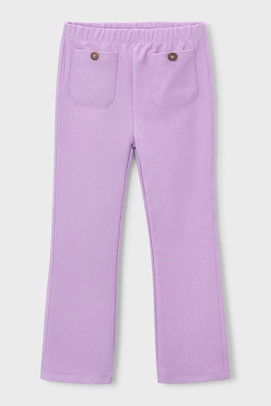Mayoral spodnie dziecięce z elastanem fioletowy 3721.6J.Mini.PPY2