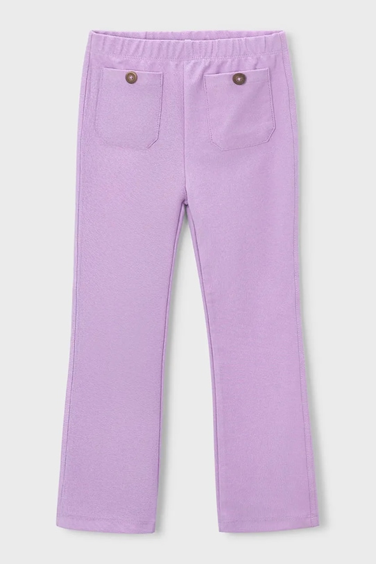 Mayoral spodnie dziecięce z elastanem fioletowy 3721.6J.Mini.PPY2