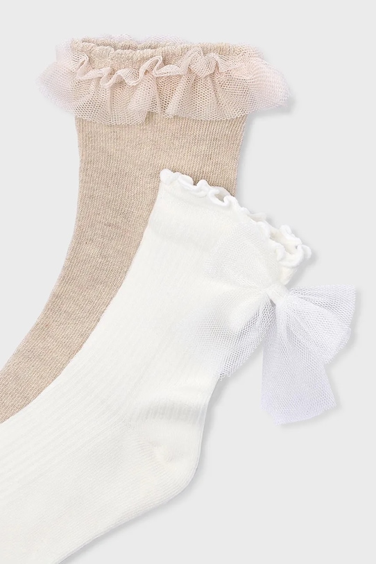 Детски чорапи Mayoral (2 чифта) 10184.6A.Mini.PPY2 бежов SS26