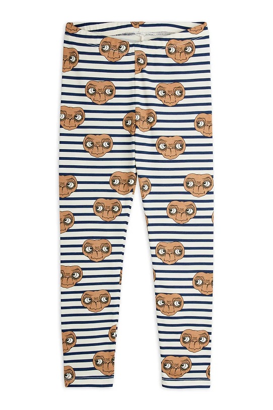 Mini Rodini legginsy z bawełną dziecięce E.T. wzorzyste biały 25830104