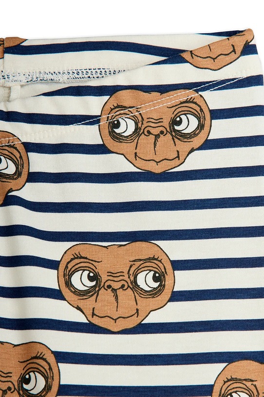 Dziewczynka Mini Rodini legginsy z bawełną dziecięce E.T. 25830104 biały