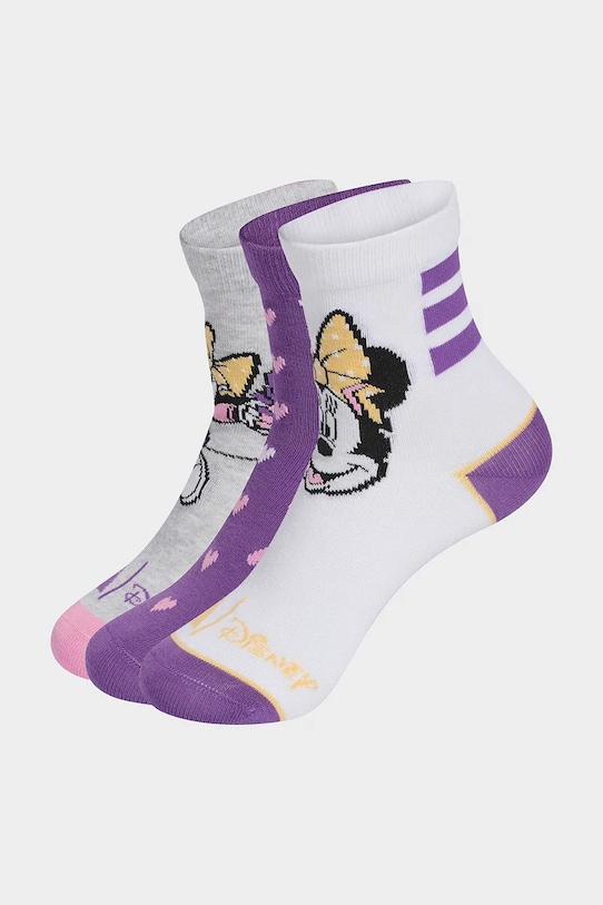 Otroške nogavice adidas Performance 3-pack bela KA9878