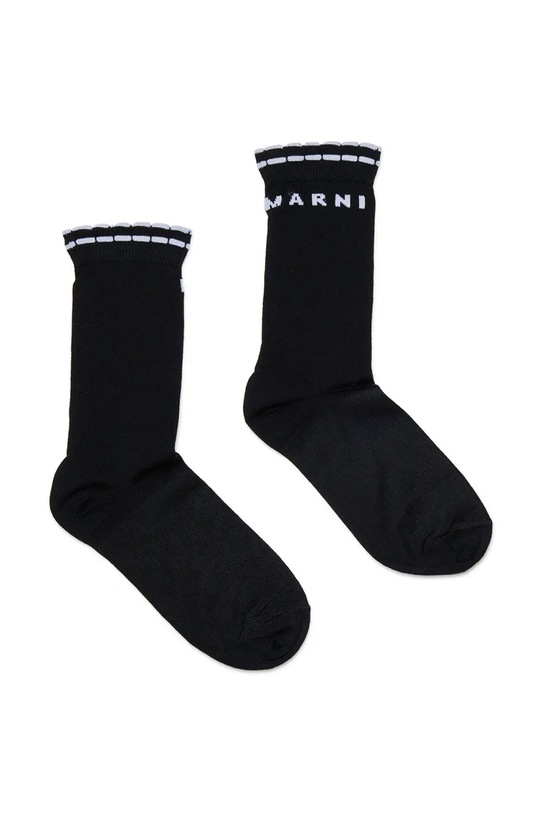 Marni skarpety dziecięce MZ38F SOCKS czarny M01766.M00WX