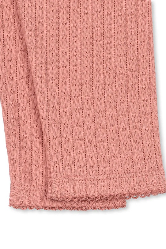 Konges Sløjd legginsy dziecięce MINNIE PANTS GOTS różowy KS105006.PPY2