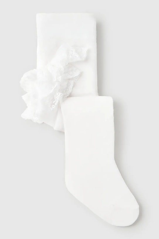 Mayoral Newborn rajstopy niemowlęce Produkt niemowlęcy biały 9029.2L.Newborn.PPY2