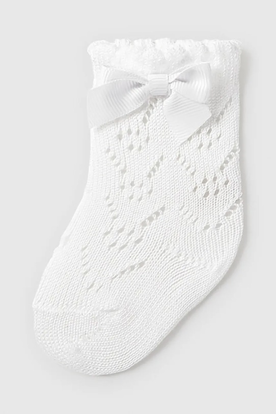 Mayoral Newborn skarpetki niemowlęce biały 9053.2B.Newborn.PPY2