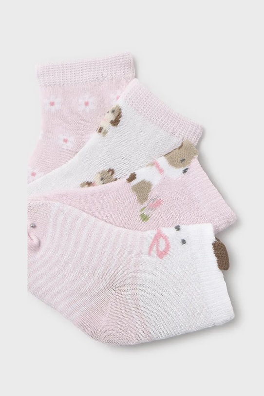 Mayoral Newborn skarpetki niemowlęce 4-pack 9054.2D.Newborn.PPY2 różowy SS26