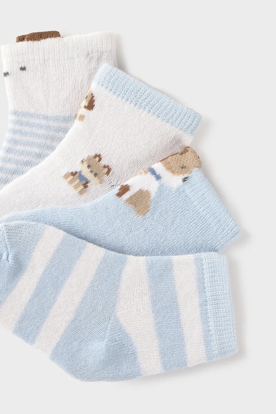 Mayoral Newborn skarpetki niemowlęce 4-pack 9054.2D.Newborn.PPY2 niebieski SS26