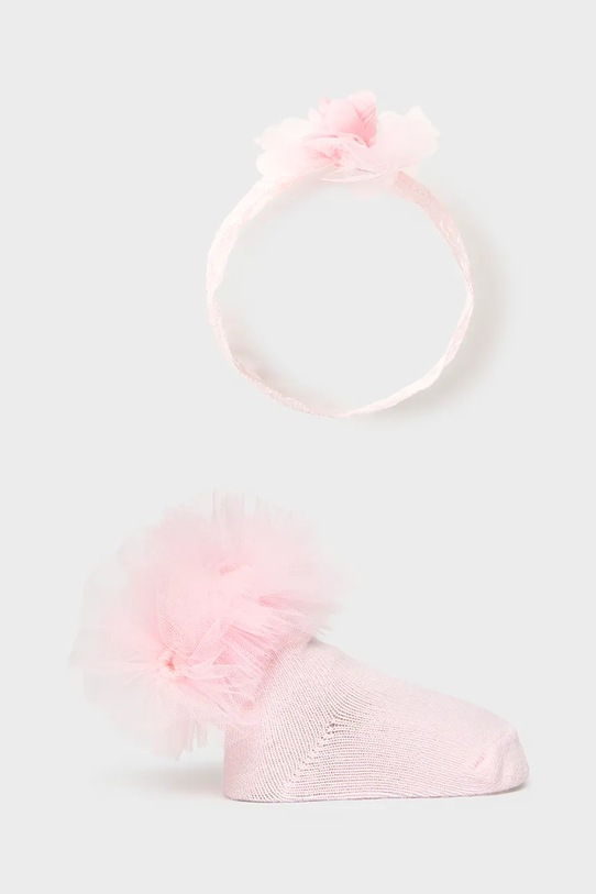 Mayoral Newborn skarpetki niemowlęce różowy 9055.2L.Newborn.PPY2