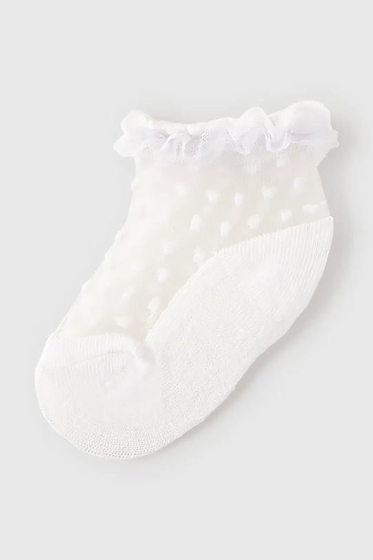 Mayoral Newborn skarpetki niemowlęce biały 9056.2L.Newborn.PPY2