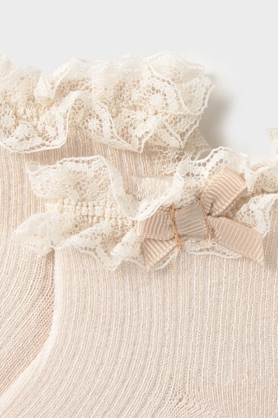 Mayoral Newborn skarpetki dziecięce 9061.2N.Newborn.PPY2 beżowy SS26