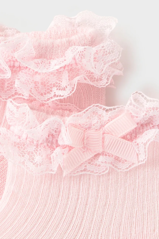Детски чорапи Mayoral Newborn 9061.2N.Newborn.PPY2 розов SS26