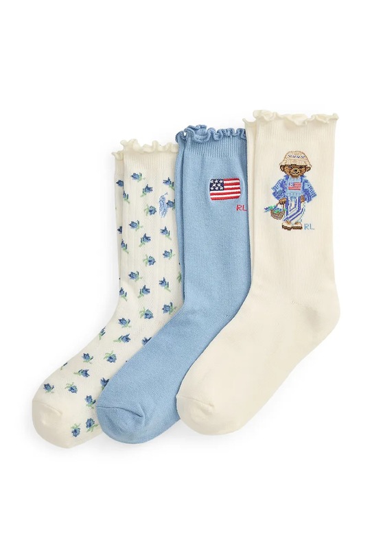 Polo Ralph Lauren Skarpety 3-pack niebieski 448P11072001