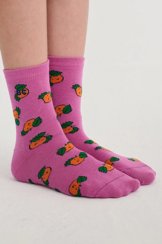 Κοριτσίστικα Παιδικές κάλτσες Bobo Choses Tangerine 126AI011 ροζ